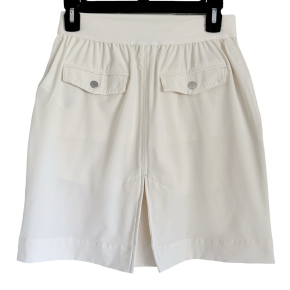 Athleta Vienna Cargo Skort Magnolia White Built in Shorts Size 2 Pockets 305514 - Picture 3 of 11